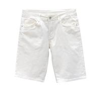 Generisch 2025 Men's Shorts Slim Stretch Denim Shorts for Men Training Trousers Short Blue, White, L