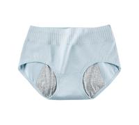 Generisch 2025 Menstrual Pants for Women, 4-Layer Leak-Proof Menstrual Panties, Menstrual Bi Panties, Black Lightweight Cycling Underwear Men's Long Sleeve, lightblue, XXL