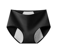 Generisch 2025- Menstrual Pants for Women, 4-Layer Leak-Proof Menstrual Panties, Menstrual Bi Panties, Black Lightweight for Underwear, Men's Briefs 10, black, L