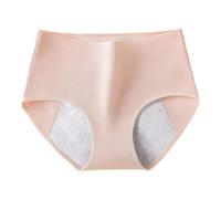 Generisch ~2025 Plain Women's Daily Menstrual Pants Men Underwear Silk, pink, M