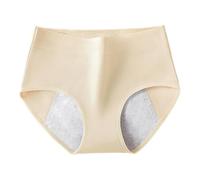 Generisch -2025 Plain Women's Menstrual Pants for Daily Use Men's Underwear Transparent, beige, M