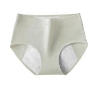 Generisch -2025 Plain Women's Menstrual Pants for Daily Use Men's Underwear Transparent, Light grey, XXL