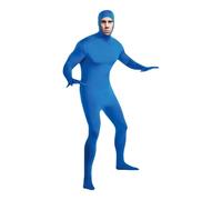 Generisch 2025 - Stealth Costume for Men, Jumpsuit for Stage Performances and Shows, Black Stealth Suit for Halloween, Miles Morales Cosplay, Children's Costume (Sky Blue, 170.00)