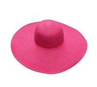 Generisch 2025 Summer Hats for Women, Wide Bongrace Women, Beach Hat, Small, Sun Cap, Foldable Women's Hats, Reversible Sun Hat, Hot Pink, One Size