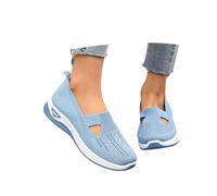 Generisch 2025 Summer Orthopaedic Shoes Women's Walking Shoes Women's Lightweight Width H Mesh Breathable Casual Comfort Running Shoes Comfortable Outdoor Summer Shoes Trainers, Sky Blue, 2/2.5 UK
