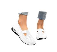 Generisch 2025 Summer Orthopaedic Shoes Women's Walking Shoes Women's Lightweight Width H Mesh Breathable Casual Comfort Running Shoes Comfortable Outdoor Summer Shoes Trainers, White, 4 UK