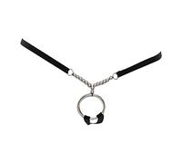 Generisch 2025 Taste Underwear Sling Bead Chain Ring Hollow T Thong Button Underwear Retro Shorts Men's Christmas, black, One Size