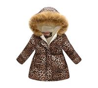 Generisch _2025 Toddler Baby Children Winter Thick Warm with Windproof Coat Outwear Jacket Children's Backpack Hiking, brown, 4-5 Jahre