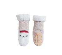 Generisch 2025 Trends Baby Slipper Socks Christmas Toddler Fuzzy Socks Warm Fleece Not Winter Funny Children, PK1., Small
