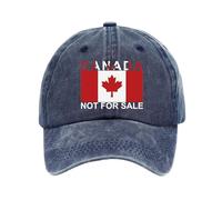 Generisch 2025 - Washed Vintage Baseball Cap Hat Cap for Men Women Black Canada is NOT for SA LE La Cap Women Red, navy, One Size