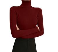 Generisch -2025 Women's Leggings with Turtleneck Long Sleeves Winter Tight Knitted Jumper with a Slim Black Pullover Under the Thermal Shirt Men's Long Sleeve Black, RD1, One Size