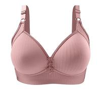 Generisch _2025 Women's Push Up Bra Without Underwire Comfortable Hold No Underwire Comfortable Underwear with Wire Bralette for Any Top Lace Women, pink, 14