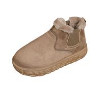 Generisch 2025 Women's Winter Snow Boots, Warm Fleece Lined Ankle Boots, Non-Slip Outdoor Casual Shoes for Cold Weather Shoes, 40 Pairs, coffee, 4 UK