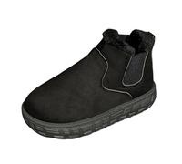 Generisch 2025 Women's Winter Snow Boots, Warm Fleece Lined Ankle Boots, Non-Slip Outdoor Casual Shoes for Cold Weather Shoes, 40 Pairs, black, 4 UK