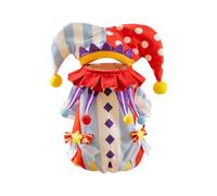Generisch 2026 A Festive Clown Costume, Suitable for Small Cats. A Warm Holiday Outfit with Ruffle Collar. (D, L)