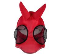 Generisch 2026 A Protective, Breathable Horse Face Shield with Ear Protection for Riding Training (Red, 55 cm)