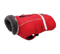 Generisch 2026 All Weather Coat with Reflective Details for Outdoor Adventures, Warm Fleece Lined Jacket for Cold Weather, High Visibility (Red, L)