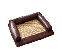 Generisch 2026 All-Year Bed Mat for Dogs Cats, Removable Washable Bed Linen for a Soft Comfortable Sleep (Brown, 45 cm)