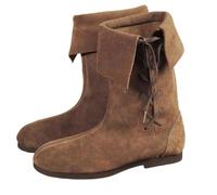 Generisch 2026 Ankle Boots with Worn Belt Strap Lacing Details Medium High Cut for Men Robust Outdoor Shoes with Practical Entry, Versatile Can Be Combined With, brown, 7 UK