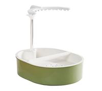 Generisch 2026 Automatic Bird Bath for Large with Indoor Shower, Running Water USB Port for Cage Cleaning (White, One Size)