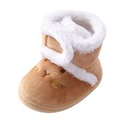 Generisch 2026 Baby Infant Shoes Warm Soft Boys Boots Toddler Snow Shoes Baby Shoes, coffee, 3.5/4.5 UK Child