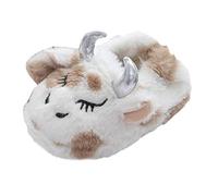 Generisch 2026 Baby Sneakers Cute Cotton Slippers for Toddlers with Warm Calf Design Non-Slip Sole for Indoor Use, brown, 9/10 UK Child