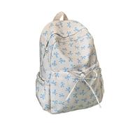 Generisch 2026 Backpack Bow Backpack, Cute Preppy Backpack for Teen Girls Back to School, Girlish Aesthetic, Daypack, College Bookbag, Small Makeup Bag, blue, standard size, Traditional Backpacks