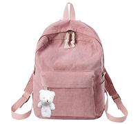 Generisch 2026 Backpack Casual Shoulder Cord Backpack Student Fashion Bag Women's Bag Youth Simple Fashion Shoulder Bag, pink, standard size, Travel Backpacks
