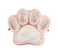 Generisch 2026 Backpack Cute Cat Design PU Leather Shoulder Bag with Pin Doll Display and Clear Bag for Girls and Women, White, standard size, Duffel Backpacks