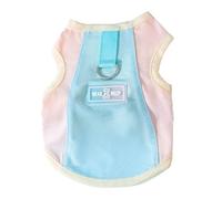 Generisch 2026 Breathable Mesh Shirt with High Elasticity for Small Yellow Blue Puppies. Lightweight Outfit for Chihuahua French Bulldogs (A, XS)