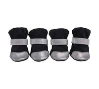 Generisch 2026 Breathable Shoes with Reflective Straps, Boots for Small to Medium Dogs, Pack of 4, Protection for Hot Asphalt, Rain Outdoor Activities (5 Sizes) (Black, 25 x 13 x 2 cm)