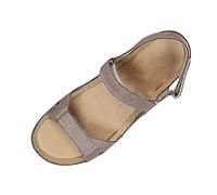Generisch 2026 Breathable Wedge Heel Beach Sandals for Women Casual Shoes with Non-Slip Sole for Outdoor Activities Summer Walks by the Sea, gray, 5 UK