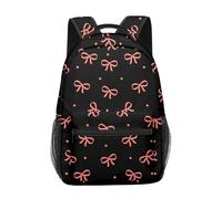 Generisch 2026 Butterfly Print Backpack Large Capacity Waterproof Ideal for Sports Leisure Campus (Watermelon Red-6, One Size)