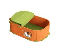 Generisch 2026 Can Cat Kennel - Cosy, Cat-Friendly Tin Style Kennel for Small Cats for Crafts, Cleaning, Versatile Indoor Hut (Green1, 51.5 x 31.5 x 16.5 cm)