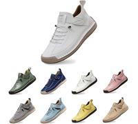 Generisch 2026 Casual Hiking Shoes for the Hand, Flexible, Soft Sole, Comfortable, Flat Slippers for Everyday Use, Lightweight, Breathable Design, khaki, 7 UK