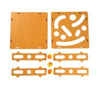 Generisch 2026 Cat Scratching Puzzle, Cat Nail File, Interactive Sandpaper, Stress Scratcher for Cats that Shorten Claws at the Same Time (Brown, 28 x 28 x 7 cm)