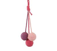 Generisch 2026 Cat Toy Hanging Cat Rope, Interactive Chew Rope Sisal for Scratching or Stroking Indoor (D, 25 cm)