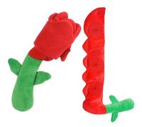 Generisch 2026 Cat Toy Rose Puzzle Valentine's Day & Squeaky Crinkle Sniffing Mat for Small, Medium, Large Children & Puppies (Red, 22 x 9 cm)