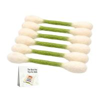 Generisch 2026 Cat with 6 Chew Sticks for Boredom Indoors, Teething Rings, Large Interactive for Cat Lovers (Green, A)