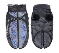 Generisch 2026 Cold Weather Warm Comfortable Clothes for Medium Large Dogs Durable Outdoor Jackets Thick Material Ultimate Winter Visibility (Black, XXXXL)