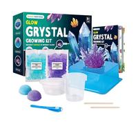 Generisch 2026 Crystal Growing in the Laboratory: Growing Coloured Crystals (including Shapes) - Magnifying Glasses (Chemistry Geology, Natural Sciences) (White, 26 x 21 x 6.5 cm)
