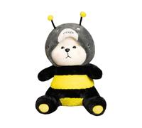 Generisch 2026 Cuddly Toy Transforms Into a Bear: Let Your Child Grow Up Happy With Super Cute Hurry Up (Yellow, 25 cm)