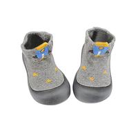 Generisch 2026-Cute First Toddler Baby Hiker Elastic Shoes Socks Infant Indoor Animals Leisure Baby Shoes, gray, 4 UK Child
