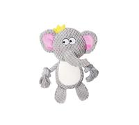 Generisch 2026 Cute Interactive Squeaky Sound with a Soft Crumpled Paper Filled Chew Toy (Grey, One Size)