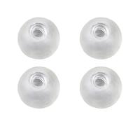 Generisch 2026 DIY Stress Ball Making Set for Creative Pressure Management with Milky Vacuum Ball for Relaxing Shaping, 4 Pieces (Clear, 4.5 x 4.5 cm)