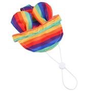 Generisch 2026 Dog Baseball Cap, Dog Sun Hats with Ear Holes for Small Medium Dogs, Outdoor Visor Hat with Adjustable Drawstring for Dogs, Girls Boys, All Seasons (A, L)