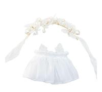 Generisch 2026 Doll Clothes Set, Fashionable Outfits for the 17 cm Cute Animal Cosplay Costume with Exquisite Collector Series Accessories, No Doll (White, 17 cm)