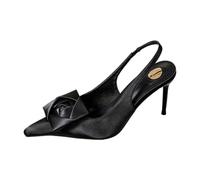 Generisch 2026 Elegant Women's Sandals with Pink Satin Ribbon Stiletto Heel for Evening Events Parties as well as Summer Casual Looks