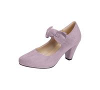 Generisch 2026 Elegant Women's with Bow Heel for Classic Purism Perfect for as well as Casual Beer Festival Outfits Combines Timeless Sophistication with Modern, purple, 7 UK