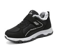 Generisch 2026 Fashion Couples Men Winter Flat Hook Loop Keep Warm Snow Boots Comfortable Short Boots Sports Shoes, BK1, 8 UK